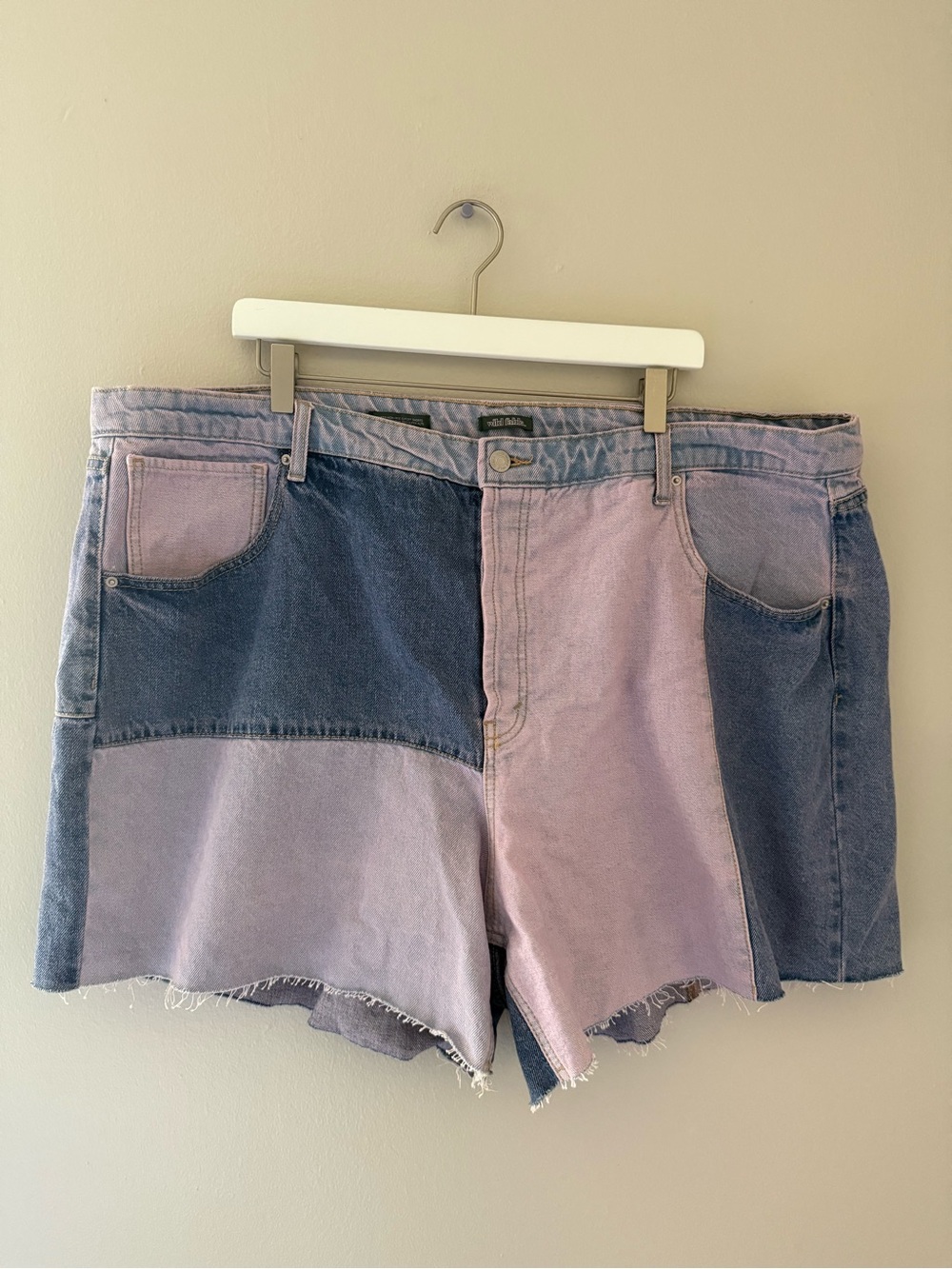 Wild Fable patchwork jean shorts